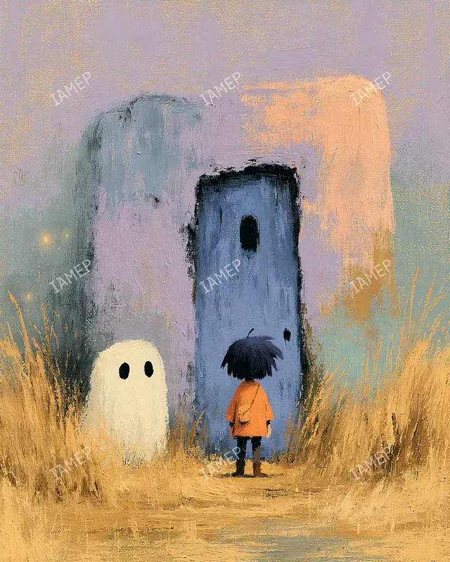 Gouache Brushstroked Storybook Paintings