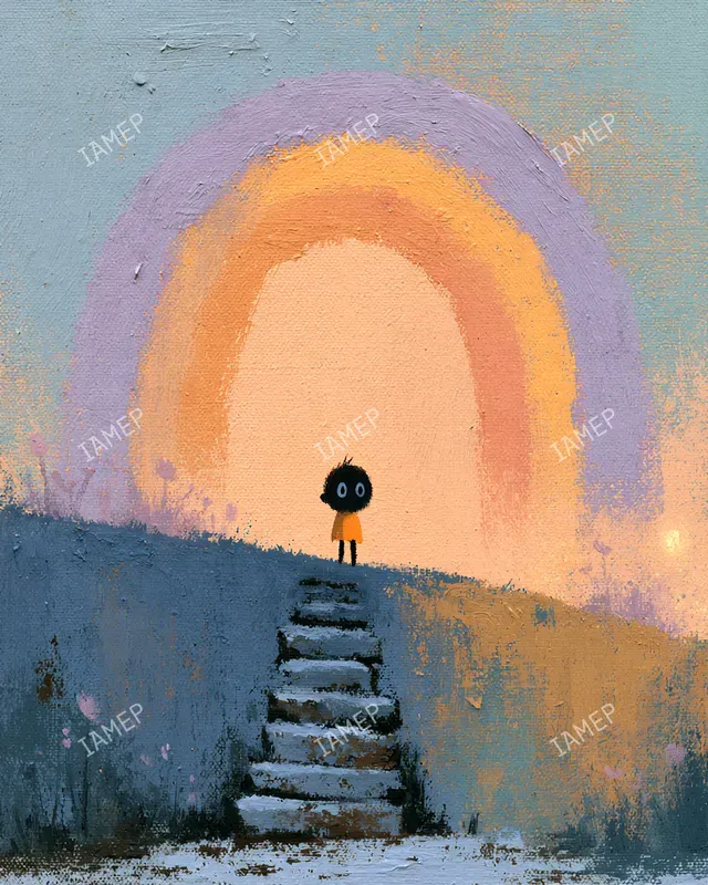 Gouache Brushstroked Storybook Paintings