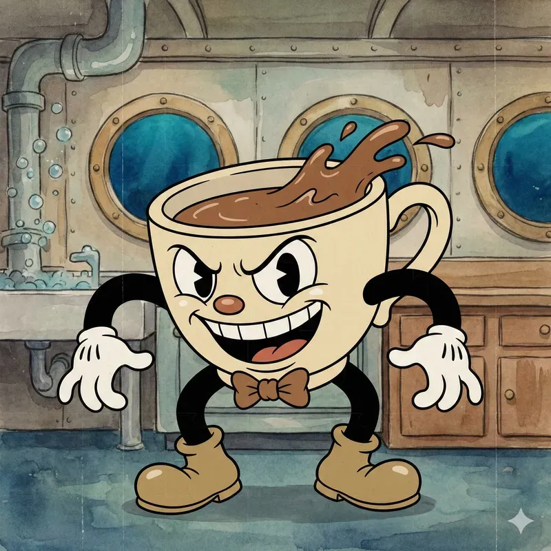 1930s Rubber Hose Cupheads