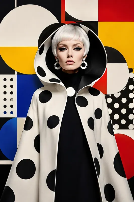 Retro Geometric Couture