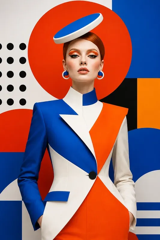 Retro Geometric Couture
