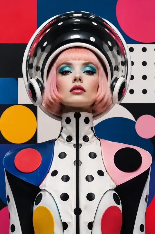 Retro Geometric Couture