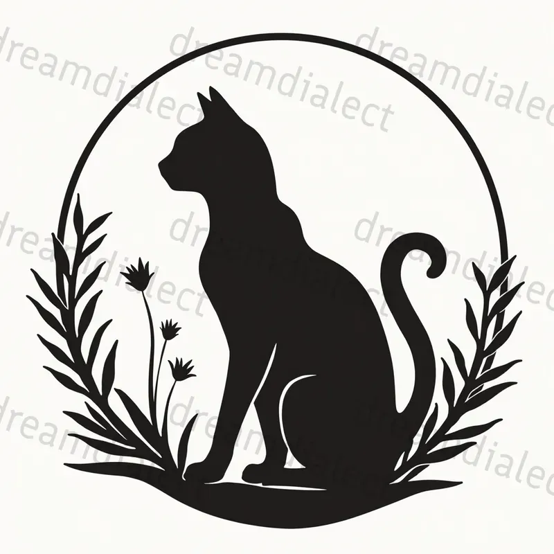 Elegant Botanical Logo Cliparts