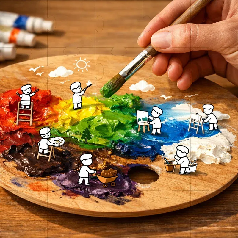 Photography Meets Mini Illustrations