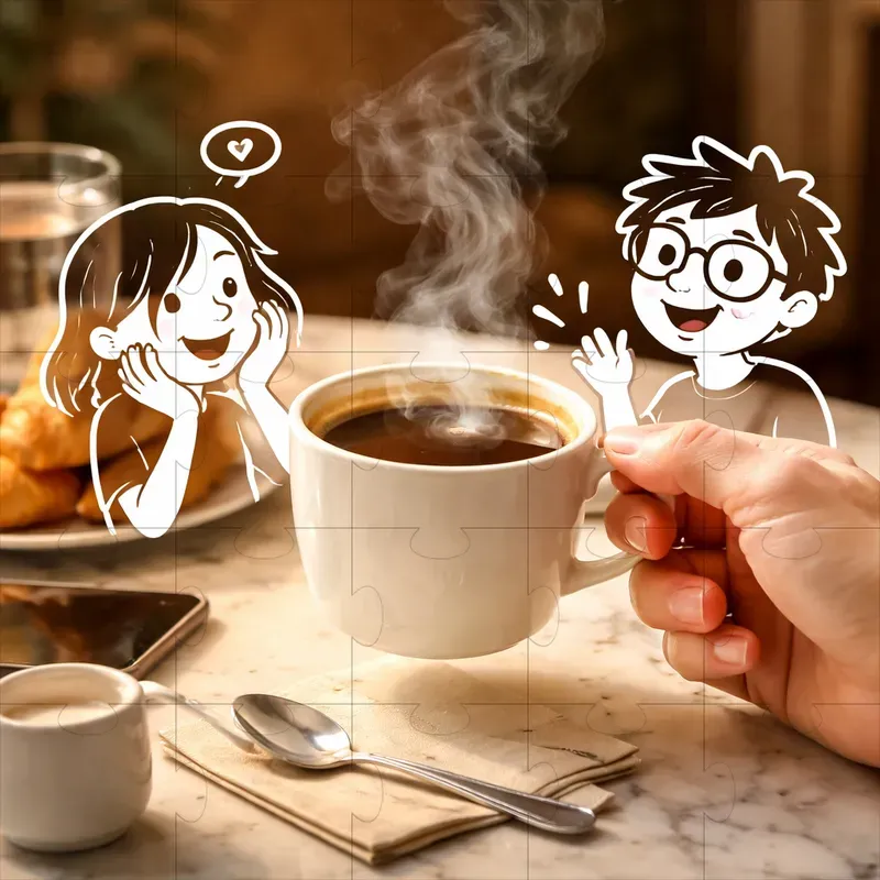 Photography Meets Mini Illustrations