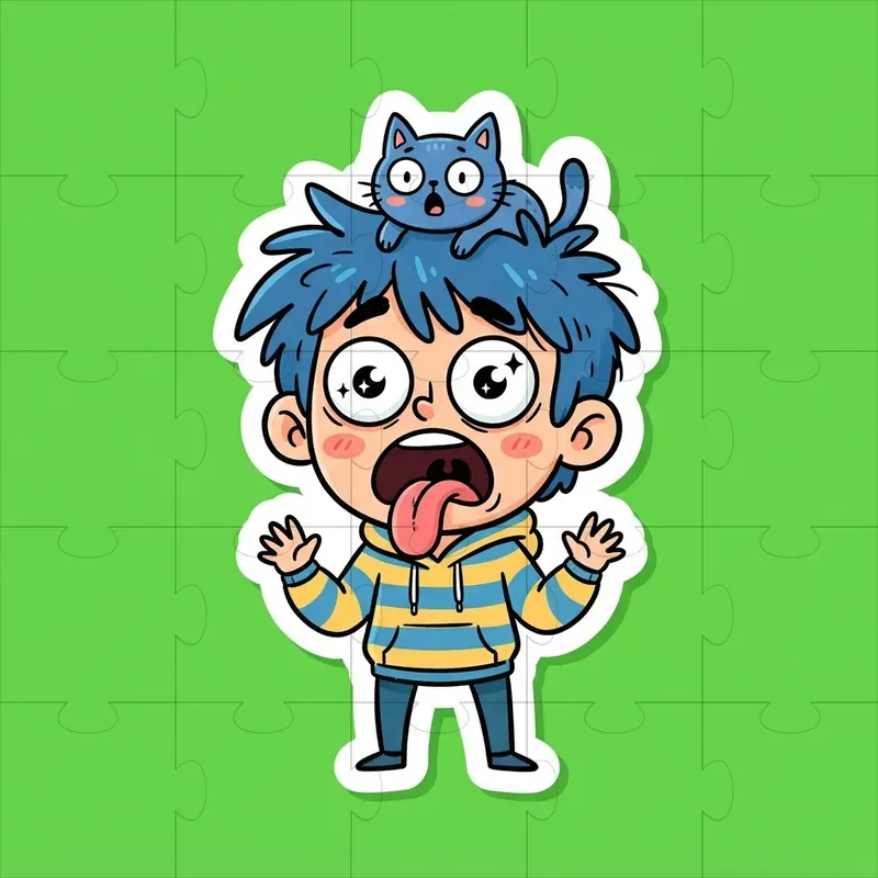 Die Cut Cartoon Sticker Designs