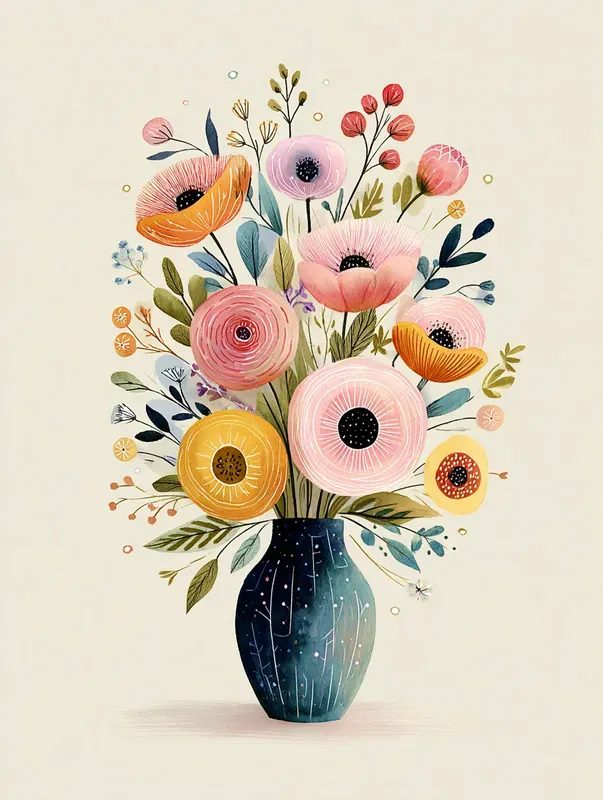Soft Watercolor Storybook Scenes