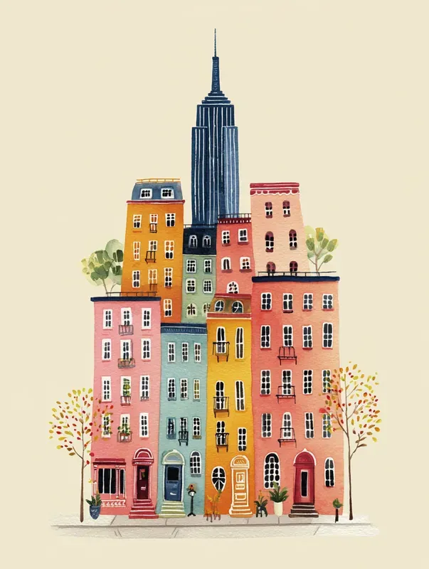 Soft Watercolor Storybook Scenes