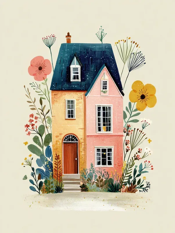 Soft Watercolor Storybook Scenes