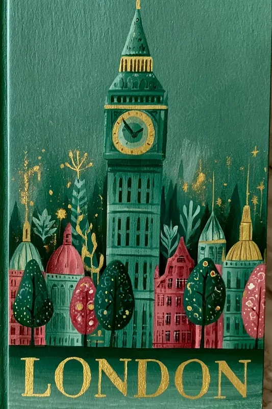 Ornamental Painted Travel Posters