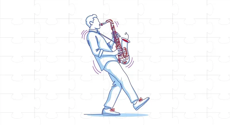Minimalist Continuous Line Motion Series