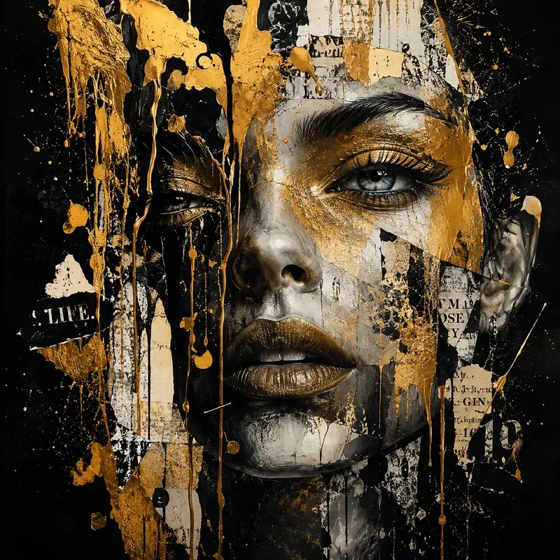 Abstract Urban Face Art Generator