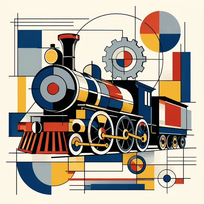Geometric Figure And Shape Compositions
