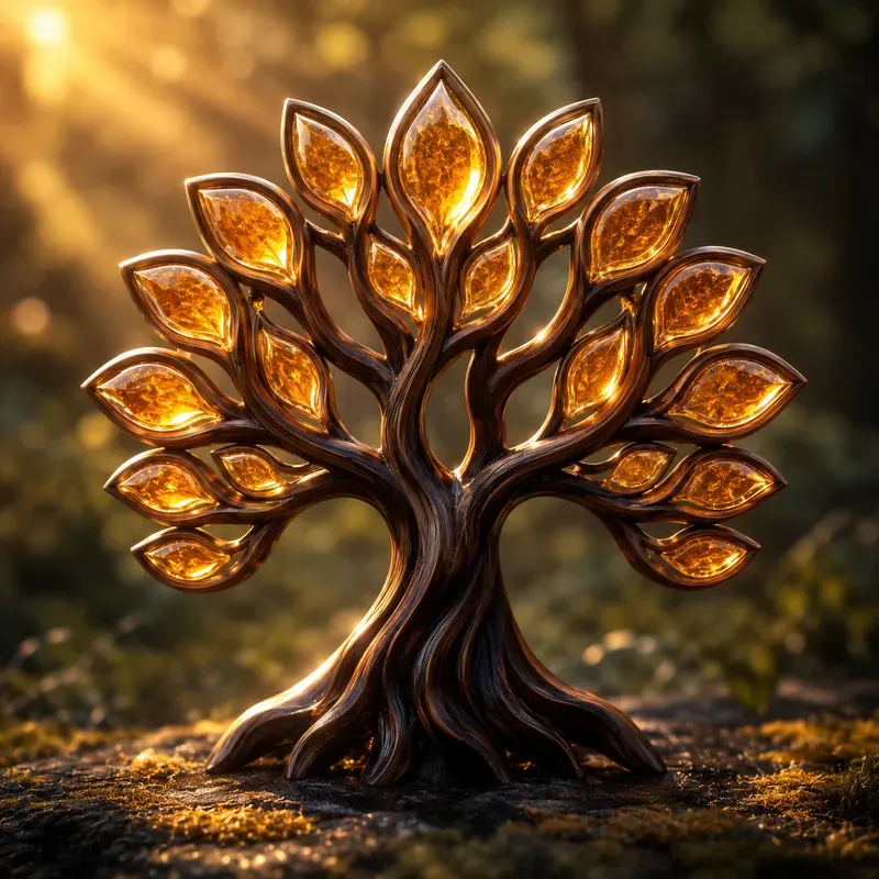 Hyperrealistic 3D Material Fusion Logos