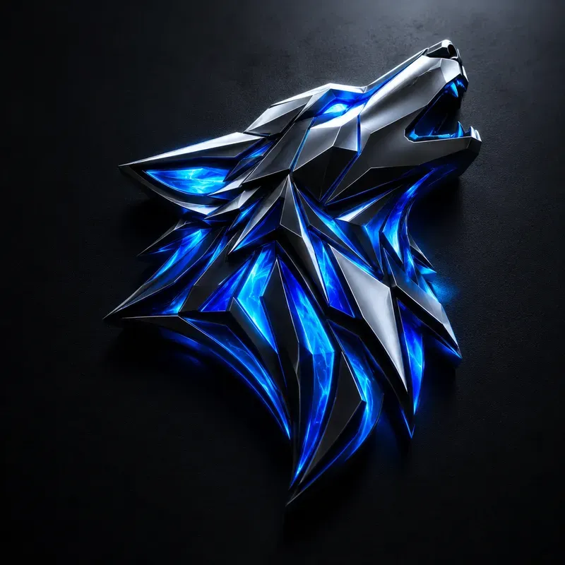 Hyperrealistic 3D Material Fusion Logos