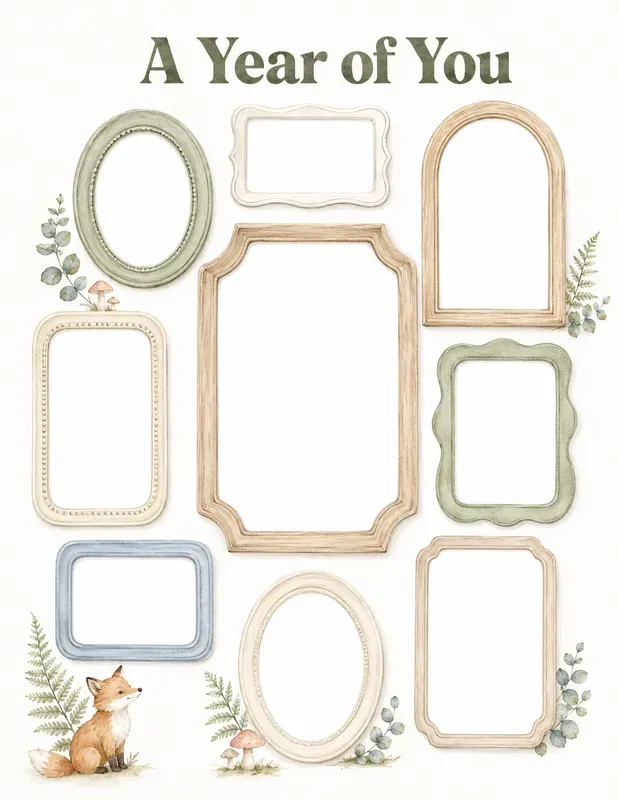 Woodland Baby Photo Gallery Keepsakes
