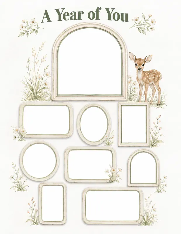 Woodland Baby Photo Gallery Keepsakes