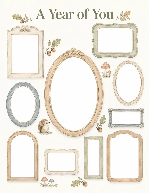 Woodland Baby Photo Gallery Keepsakes