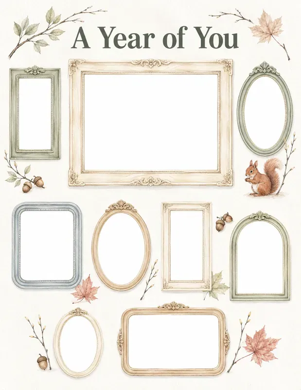 Woodland Baby Photo Gallery Keepsakes