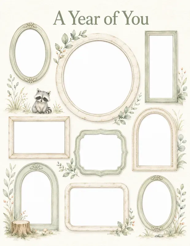 Woodland Baby Photo Gallery Keepsakes