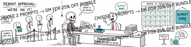 Bureaucracy Doodle Banners
