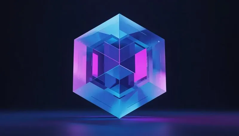 Frosted Glass Geometric Art