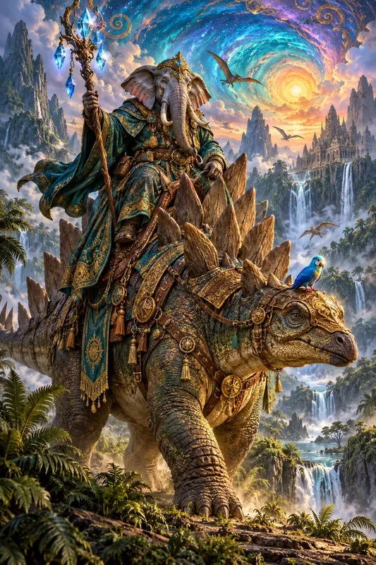 Mythical Riders Ancient Beasts