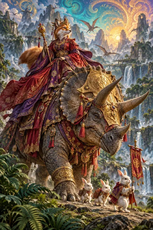 Mythical Riders Ancient Beasts
