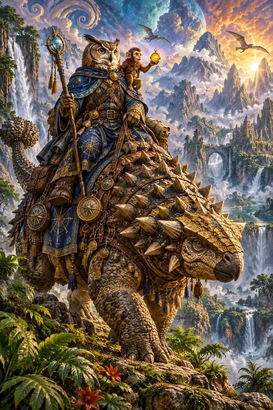 Mythical Riders Ancient Beasts