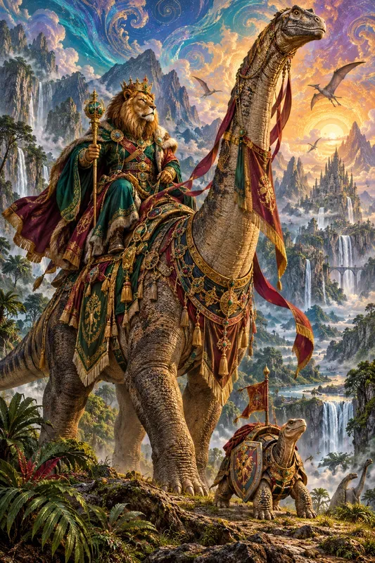 Mythical Riders Ancient Beasts