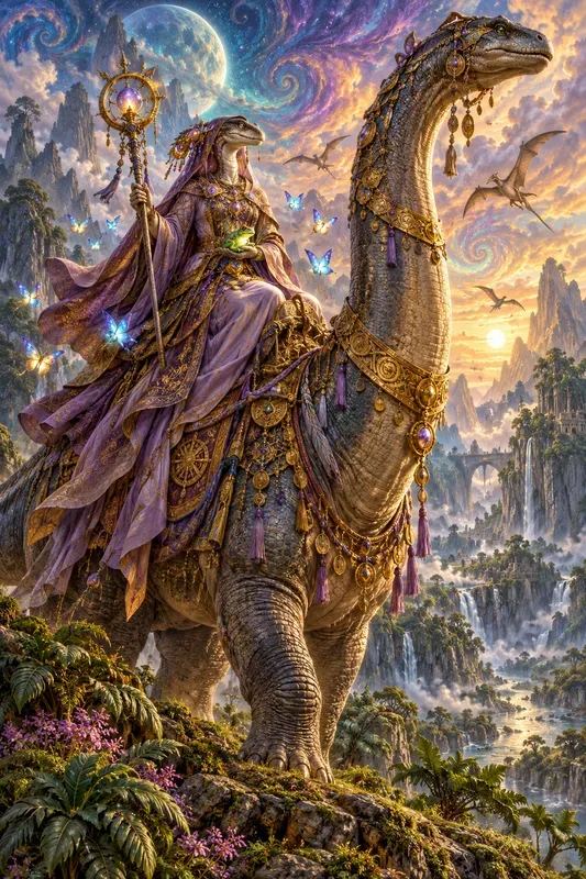 Mythical Riders Ancient Beasts