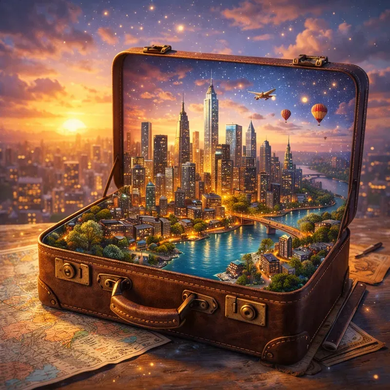 Dream Worlds Inside Objects