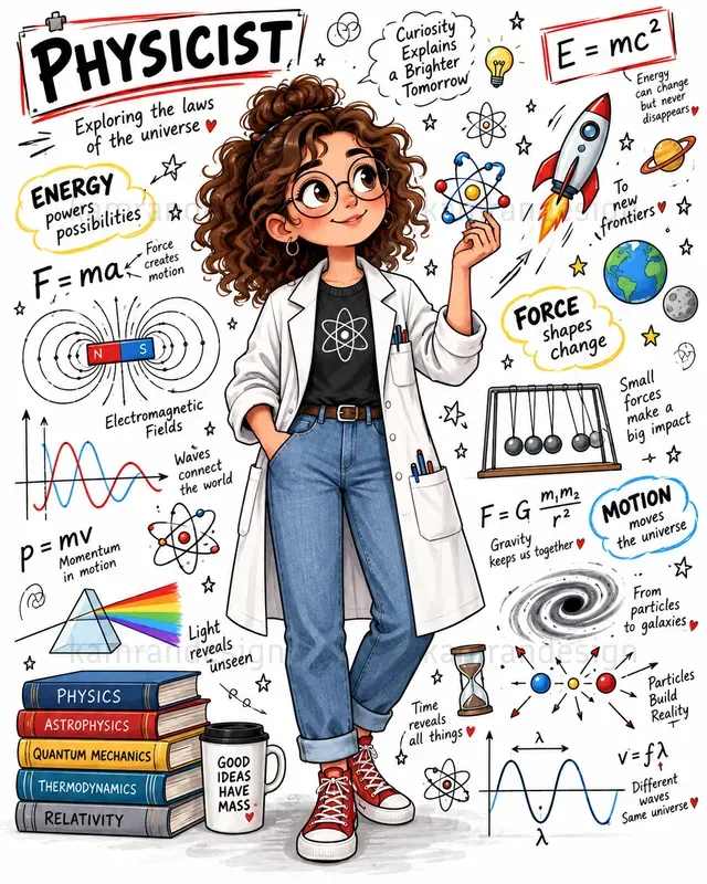 Educational Character Doodle Posters