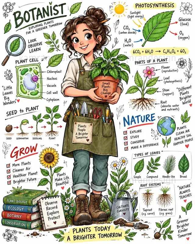 Educational Character Doodle Posters
