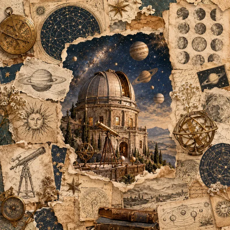 Vintage Curiosity Collages