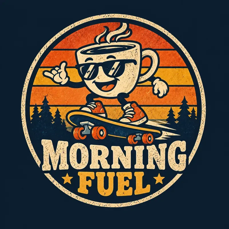 Retro Vintage Mascot Badges