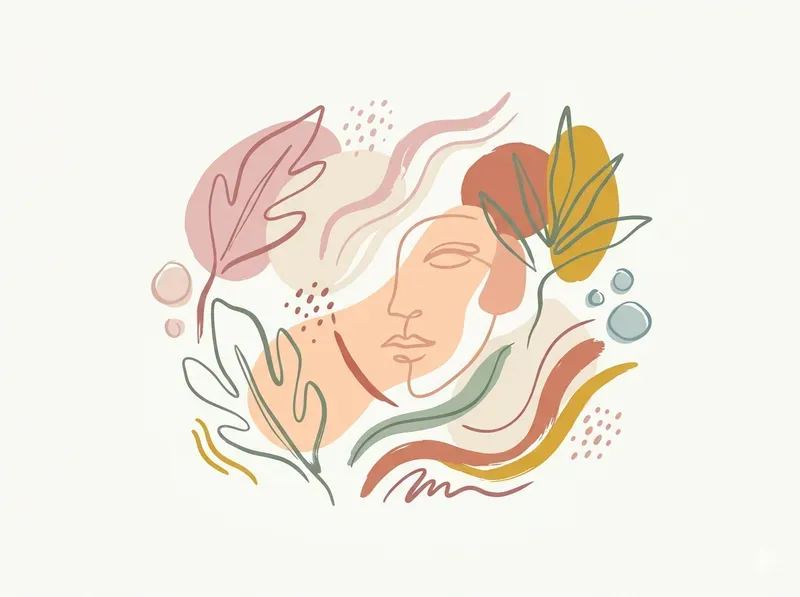 Modern Abstract Doodle Branding