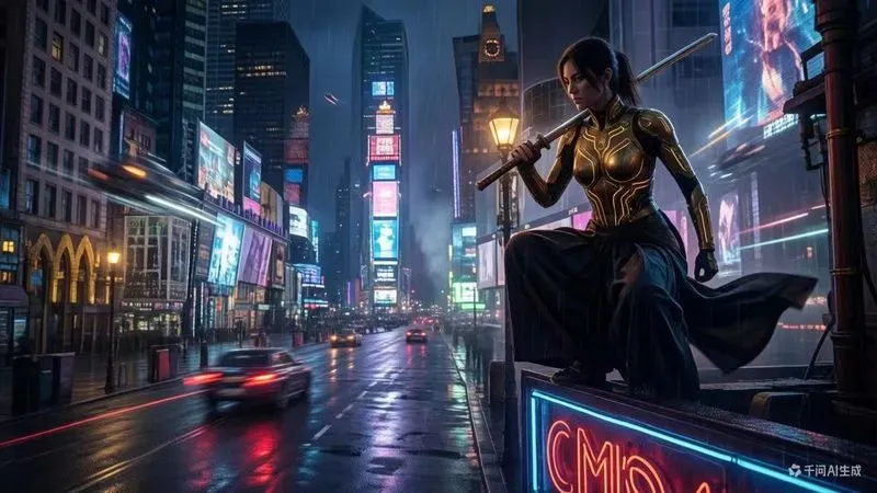 Neon Sentinel Tokyo Rains