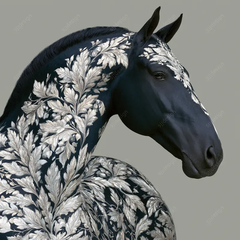Gothic Flora Figure Art