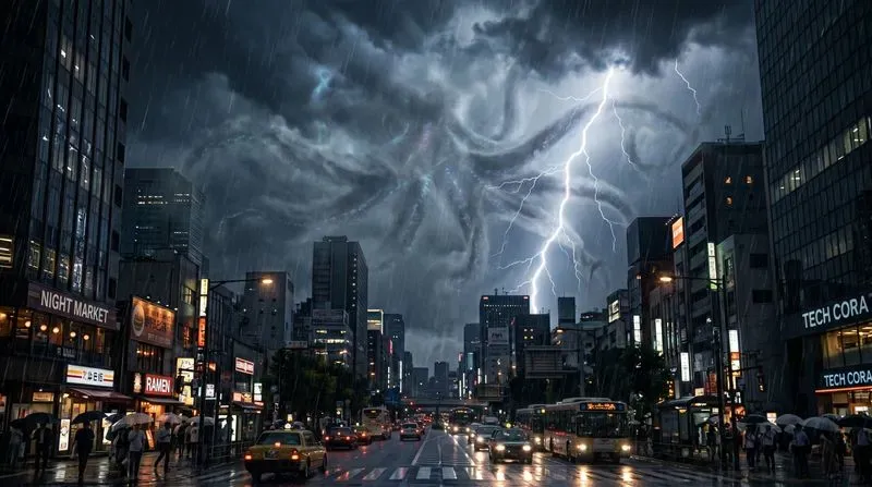 Cinematic Giant Sky Entities Anomalies