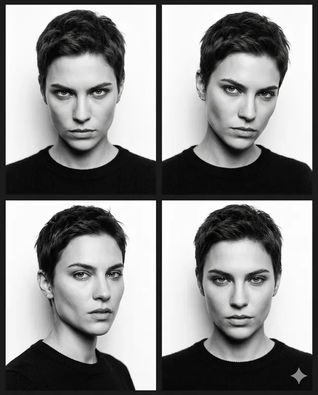 4frame Casting Monochrome Portraits