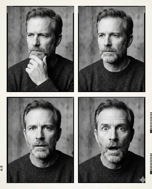 4frame Casting Monochrome Portraits