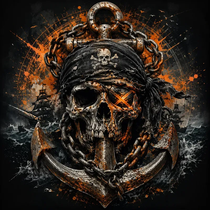 Nautical Streetwear Anchor Tshirts