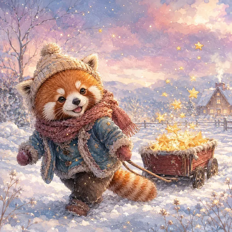 Dreamy Watercolor Animal Adventures