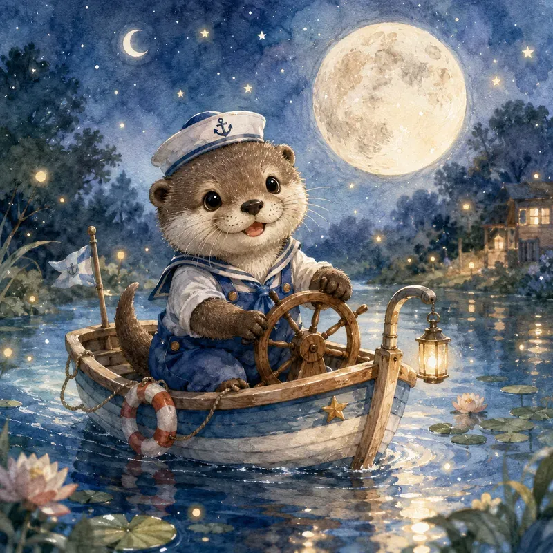 Dreamy Watercolor Animal Adventures