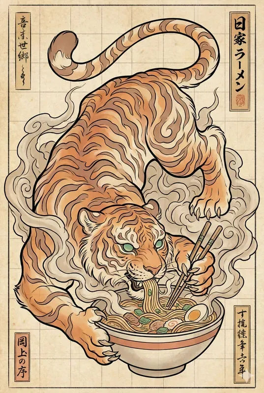 Japanese Ukiyoe And Tattoo Art Posters