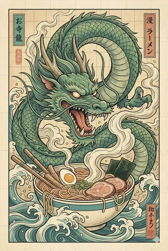 Japanese Ukiyoe And Tattoo Art Posters