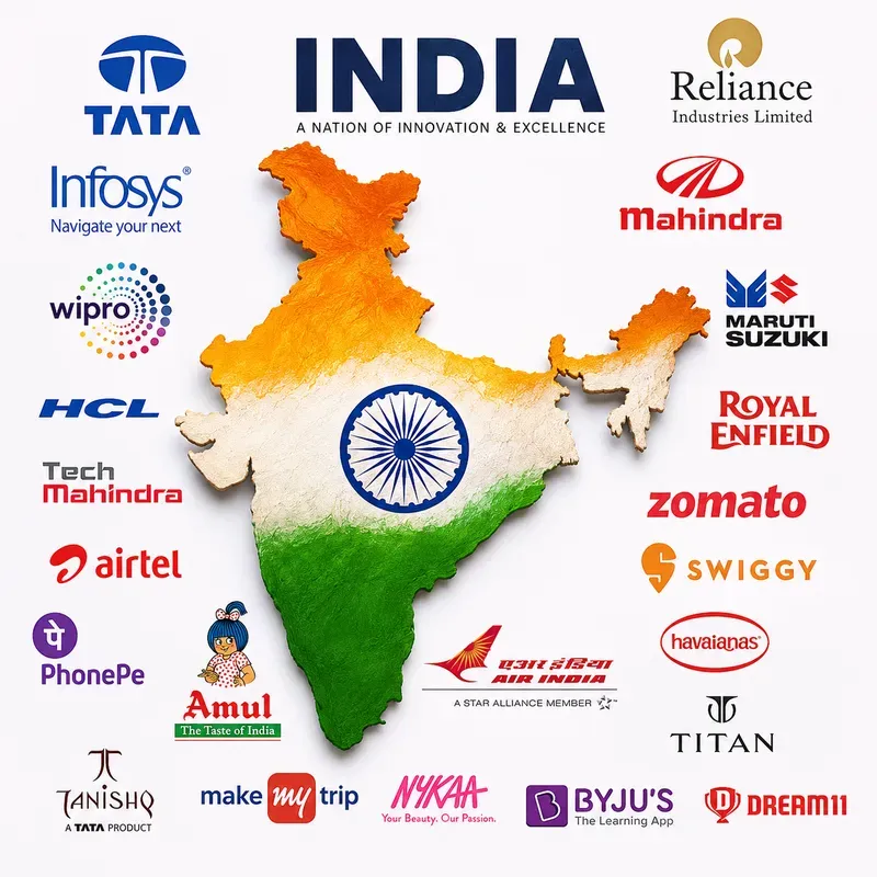 Global Country Brand Collage Posters