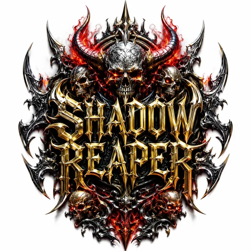 Dark Gothic Metal Logos Packs