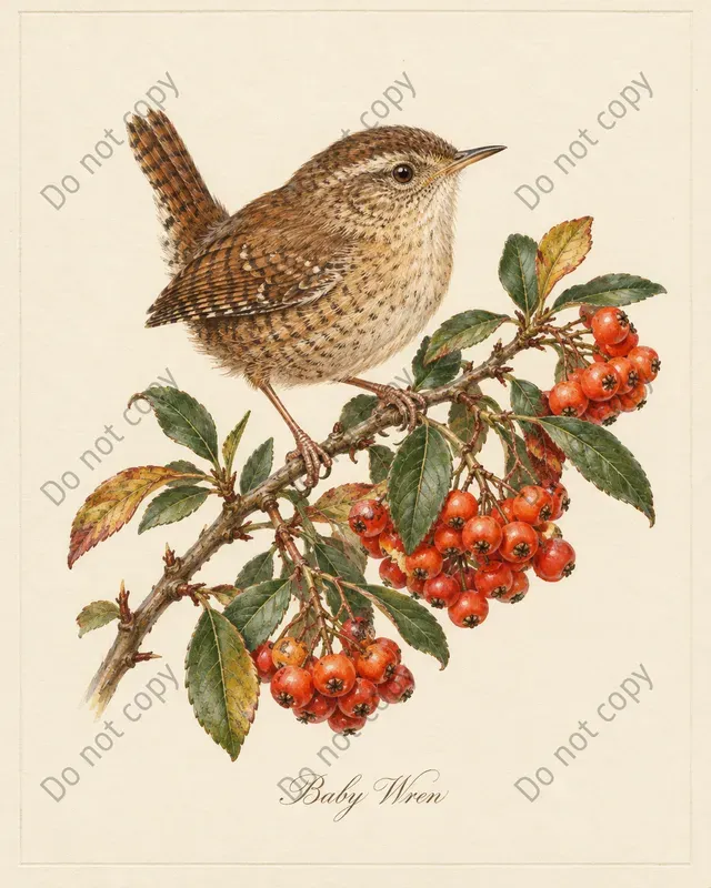 Birth Month Bird Art Prints